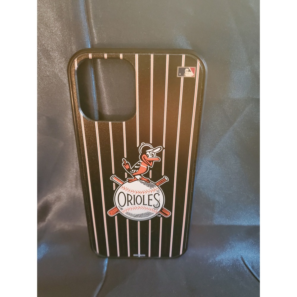 Baltimore Orioles MLB Baseball Team Logo Striped iPhone Pro/Pro Max‎ Case